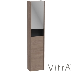 Vitra - Vitra Integra Square Çift Kapaklı Aynalı Boy Dolabı, Moka Meşe (Sağ) - 80343