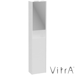 Vitra - Vitra Integra Square Çift Kapaklı Aynalı Boy Dolabı, Mat Beyaz (Sol) - 80346