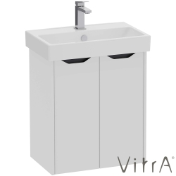 Vitra - VitrA Integra Square Kapaklı Lavabo Dolabı, 60 cm, Mat Açık Gri