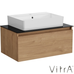Vitra - Vitra Nuo Çekmeceli Lavabo Dolabı, 80 cm, Altın Meşe