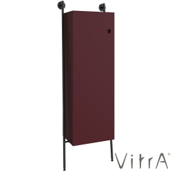 Vitra - Vitra Plural Boy Dolabı, Mat Bordo (Sol) - 80486
