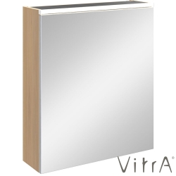 Vitra - Vitra Core Dolaplı Üstten Aydınlatmalı Ayna (Sol), 60 cm, Altın Meşe - 80506