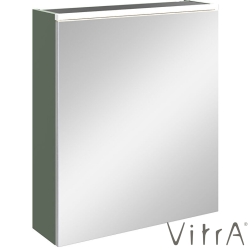 Vitra - Vitra Core Dolaplı Üstten Aydınlatmalı Ayna (Sol), 60 cm, Mat Yeşil - 80508