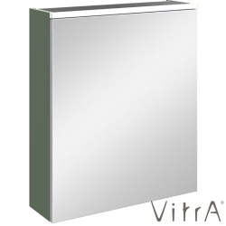 Vitra - Vitra Core Dolaplı Üstten Aydınlatmalı Ayna (Sağ), 60 cm, Mat Yeşil - 80511