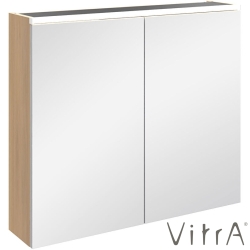 Vitra - Vitra Core Dolaplı Üstten Aydınlatmalı Ayna, 80 cm, Altın Meşe - 80512