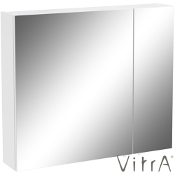 Vitra - Vitra Shift T20 Dolaplı Ayna, 80 cm, Parlak Beyaz - 81006