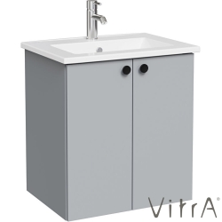 Vitra - Vitra Shift T20 Kapaklı Lavabo Dolabı, 60 cm, Kül Grisi (Klasik Lavabo Dahil) - 81011