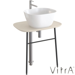 Vitra - VitrA Plural Serbest Alçak Lavabo Ünitesi, 70 cm, Mat Kum Beji