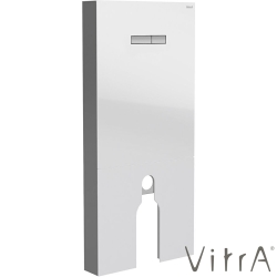 Vitra - VitrA Vitrus Duvara Tam Dayalı Klozet İçin Cam Rezervuar (3/6 L), Beyaz