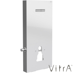Vitra - VitrA Vitrus Asma Klozet İçin Cam Rezervuar, Stop Valfli (3/6 L), Beyaz