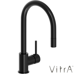 Vitra - Vitra Masterline Maestro Lite Pull-Down Eviye Bataryası, Mat Siyah (Zamak)