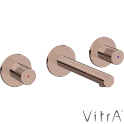 Vitra - VitrA Origin Aura Ankastre Lavabo Bataryası, Soft Bakır (Sıva Üstü Grubu)