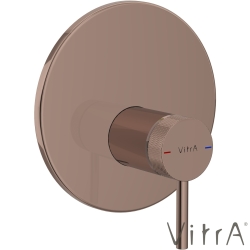 Vitra - VitrA Origin Aura Ankastre Duş Bataryası (V-Box Sıva Üstü Grubu) Soft Bakır