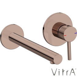 Vitra - VitrA Origin Aura Ankastre Lavabo Bataryası, Soft Bakır (Sıva Üstü Grubu)