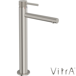 Vitra - VitrA Origin Aura Tezgah Üstü Lavabo Bataryası, Fırçalı Nikel