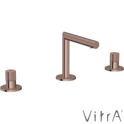 Vitra - VitrA Origin Aura Ankastre Lavabo Bataryası (3 Delikli Lavabolar için), Soft Bakır
