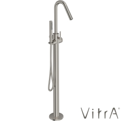Vitra - VitrA Origin Aura Yerden Küvet Bataryası, El Duşlu, Fırçalı Nikel