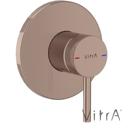Vitra - VitrA Origin Aura Ankastre Duş Bataryası, Soft Bakır (Sıva Üstü Grubu)