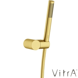 Vitra - Vitra Prime Round Stick El Duşu Takımı, Fırçalı Altın - A4592625