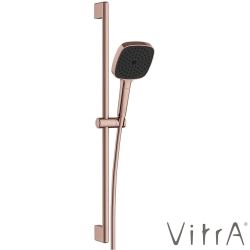 Vitra - Vitra Prime Square 3F Sürgülü El Duşu Takımı, Soft Bakır - A4592829