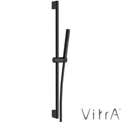 Vitra - Vitra Prime Round Stick 1F Sürgülü El Duşu Takımı, Mat Siyah - A4592939