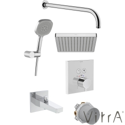 Vitra - Vitra AquaHeat AquaControl Square Ankastre Termostatik Banyo Seti