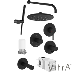 Vitra - Vitra Origin Ankastre Duş Seti, Mat Siyah