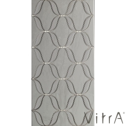 Vitra - Vitra 30x60 Ethereal Açık Gri Platin Geometrik Dekor Parlak - K08222200001VTE0