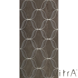 Vitra - Vitra 30x60 Ethereal Gri Platin Geometrik Dekor Parlak - K08223300001VTE0