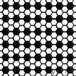 Vitra - Vitra 2.5x2.5 Hexagon Beyaz Mix Mat