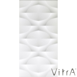Vitra - Vitra 30x60 Millenium Beyaz Dalgalı Dekor Mat - K92743100001VTE0