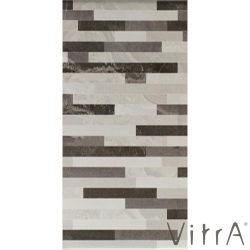 Vitra - Vitra 30x60 Ethereal Gri Çizgili Mix Dekor Parlak - K92805000001VTE0