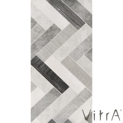Vitra - Vitra 40x80 Ice And Smoke Mix Geometrik Dekor R9 Rektifiye - K937124R0001VTE0