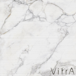 Vitra - Vitra 80x80 Calacatta Beyaz Rigato Dekor Mat Rektifiye (1,28 m2 fiyatı)
