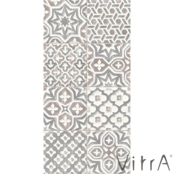 Vitra - Vitra 30x60 CraftMix Koyu Vizon Scored Regular Dekor Patchwork Parlak - K94364100001VTE0