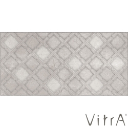 Vitra - Vitra 30x60 DecoCream Kapitone Dekor Parlak Gri (1,08 m2 fiyatı)