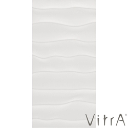 Vitra - Vitra 30x60 Futura Beyaz 3D Dekor Mat (1,08 m2 fiyatı)