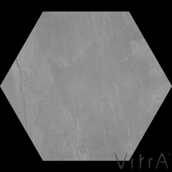 Vitra - Vitra 60x60 Tech-Slate Koyu Gri Altıgen Dekor R10A Rektifiye (1 adet fiyatı)