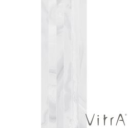 Vitra - Vitra 25x70 Opaline Gri Çizgi Dekor Parlak Rektifiye - K945081R0001VTE0