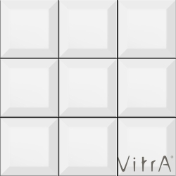 Vitra - Vitra 10x10 Miniworx RAL 9016 Beyaz Metro Parlak (0,81 m2 fiyatı)