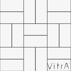 Vitra - Vitra 5x10 Miniworx RAL 9016 Beyaz Crosshatch Parlak