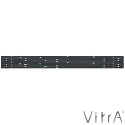 Vitra - Vitra 1.5x15 Metro Antrasit Kesme Bordür Mat Rektifiye (0,72 m2 fiyatı)