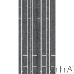 Vitra - Vitra 30x60 Newcon Koyu Gri Kombi Mozaik R10B Rektifiye (0,72 m2 fiyatı)