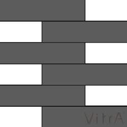 Vitra - Vitra 5x20 Miniworx RAL 0005500 Koyu Gri Brick Parlak (0,96 m2 fiyatı)