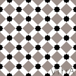 Vitra - Vitra 15x15 Retromix Sıcak Yıldız Small (0,25 m2 fiyatı)