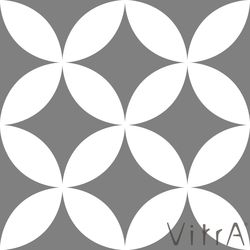 Vitra - Vitra 15x15 Retromix Soğuk Daire Negatif Medium (0,25 m2 fiyatı)