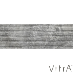 Vitra - Vitra 30x90 Tundra Sky XL Gri 3D Dekor Parlak Rektifiye (1,08 m2 fiyatı)