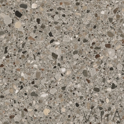 Vitra - Vitra 60x60 CementMix Flake Grej 9 mm Rektifiye (1,44 m2 fiyatı)