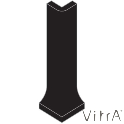 Vitra - Vitra 3x10 RAL 0001500 Siyah Dış Köşe Dönüş Parçası Sit-In Mat DKI310 (1 adet fiyatı)