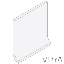 Vitra - Vitra 10x10 RAL 9016 Beyaz Kenar Dönüş Parçası Sit-In Mat KDI1010 (1 adet fiyatı)